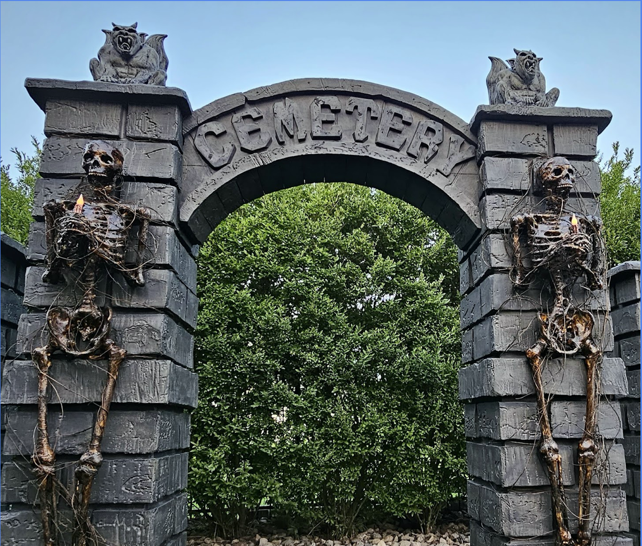 HUGE Cemetery Entrance, Halloween Prop *Starting at 3800*  Ask about variations