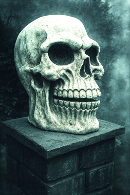 26&quot; Super Skull - Large Halloween Skull Prop