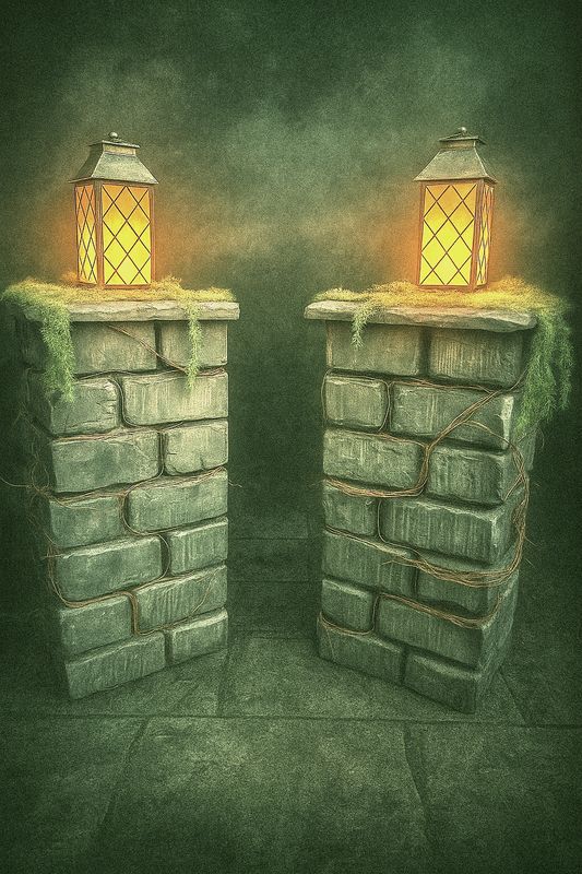 (2) 4ft Pillars  **Other Sizes Available** Ask about Accessories