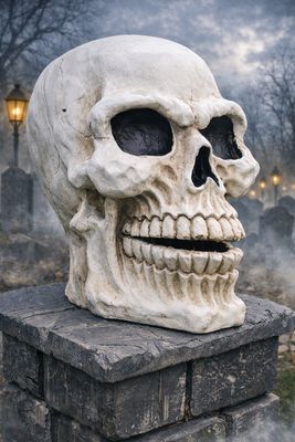 26" Super Skull - Large Halloween Skull Prop