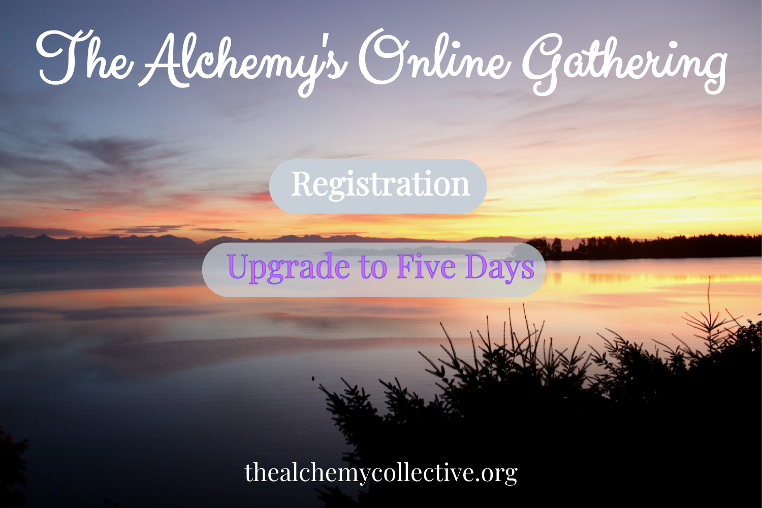 Gathering Registration Fee for Online Attendees Upgrade to 5 Days
