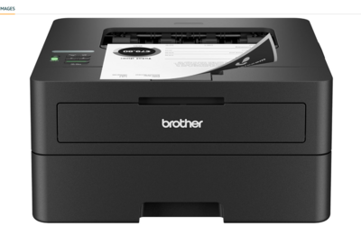 Brother HL-L2460DW Wireless Compact Monochrome Laser Printer with Duplex, Mobile Printing, Black &amp; White Output | Includes Refresh Subscription Trial(1)