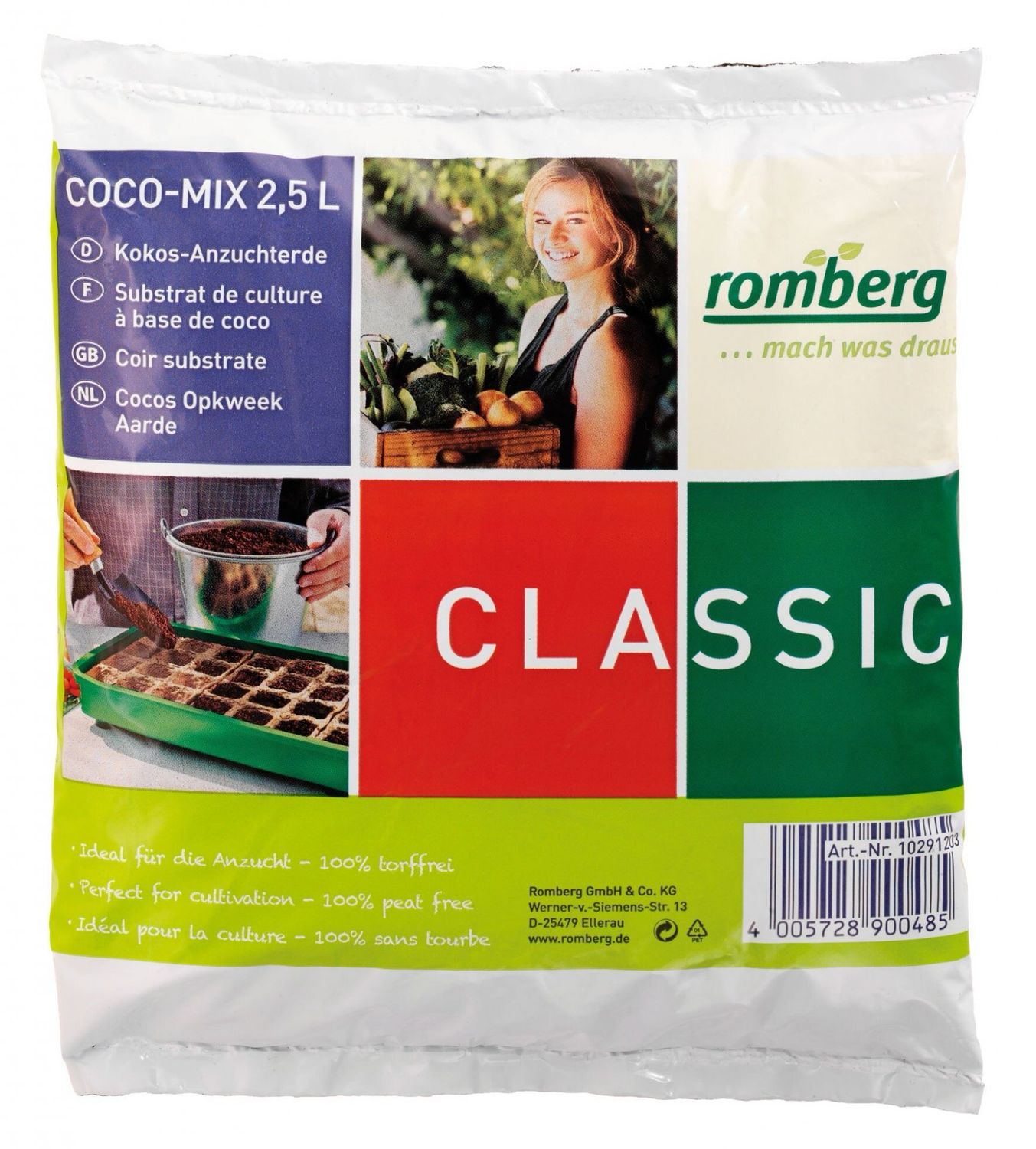Kokos-Anzuchterde 2,5L Beutel