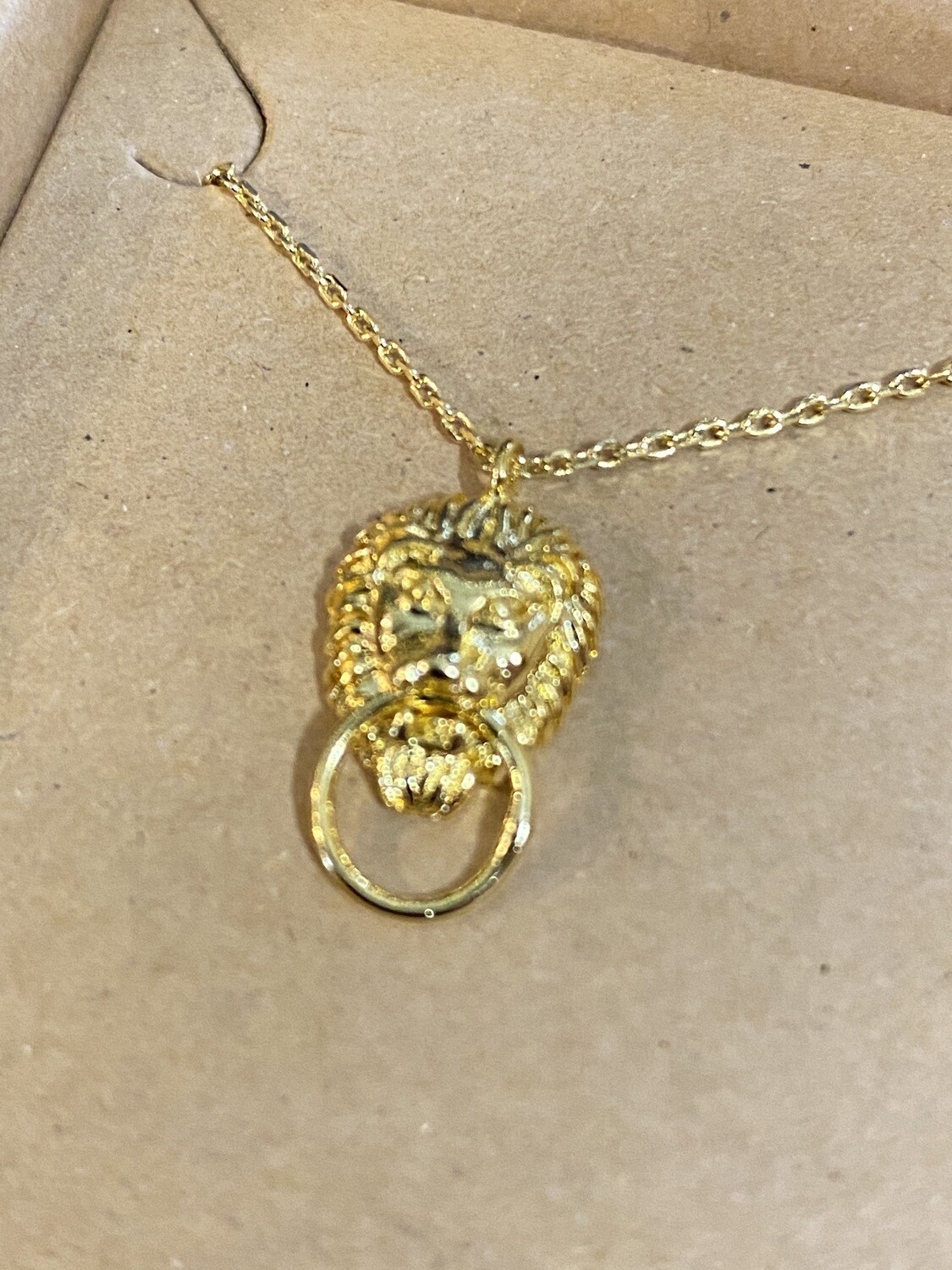 Boho door knocker necklace