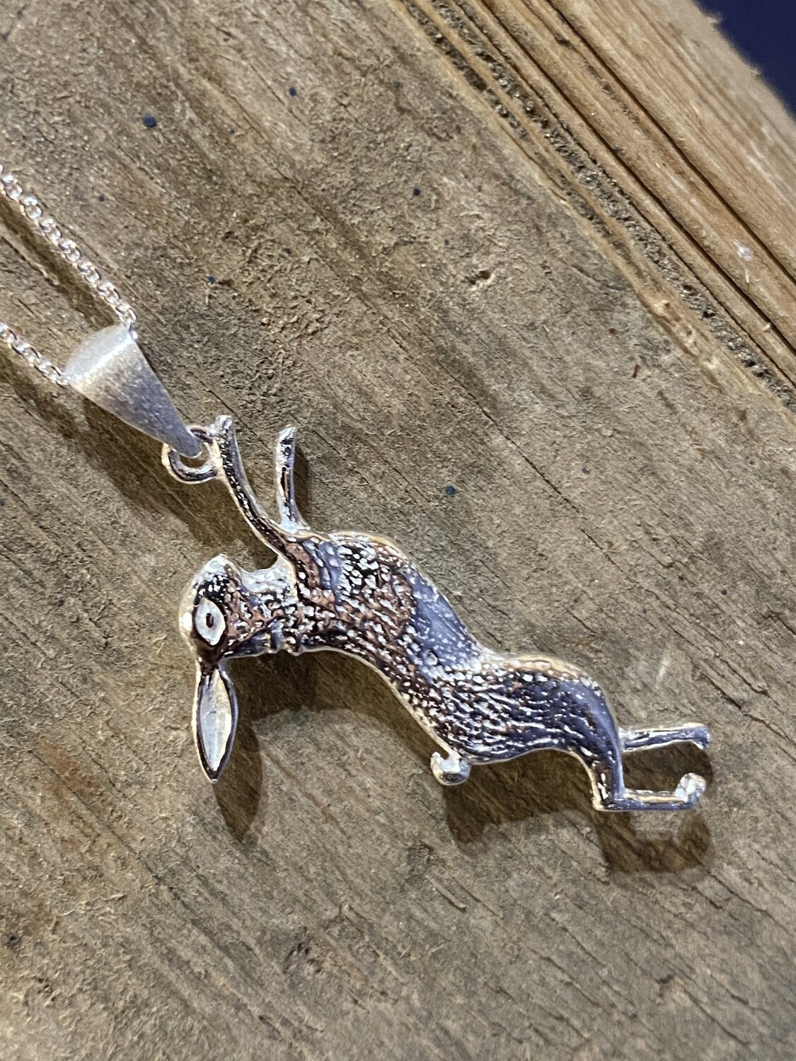 Boxing hare Necklace