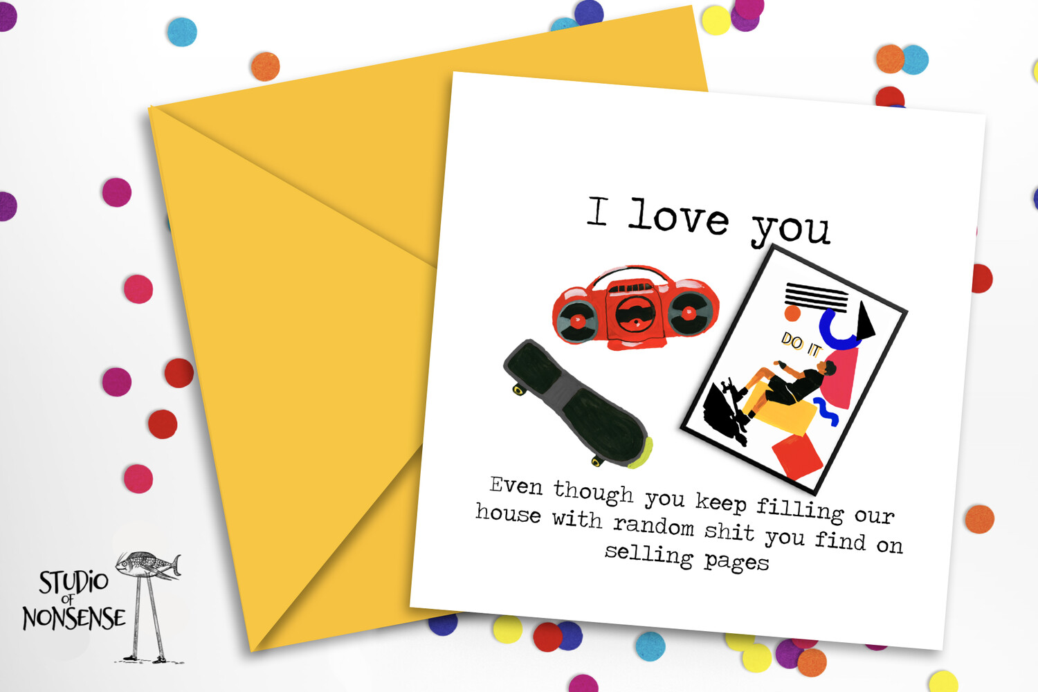 selling pages Valentine card
