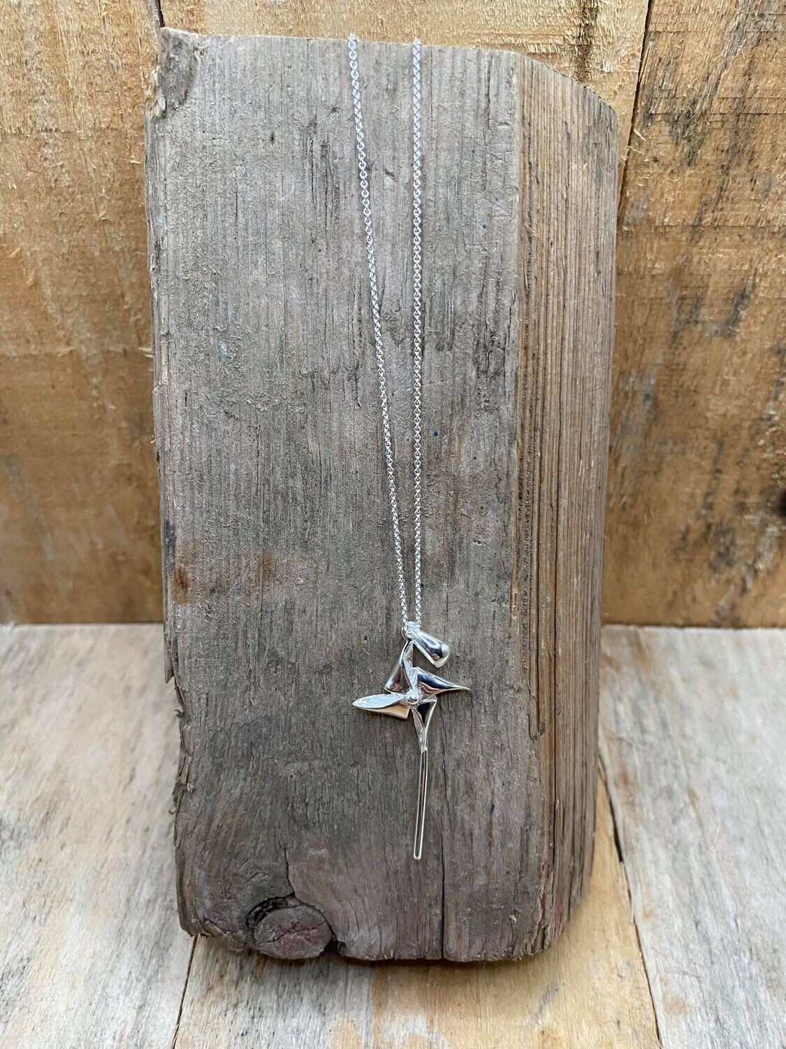 windmill sterling silver necklace