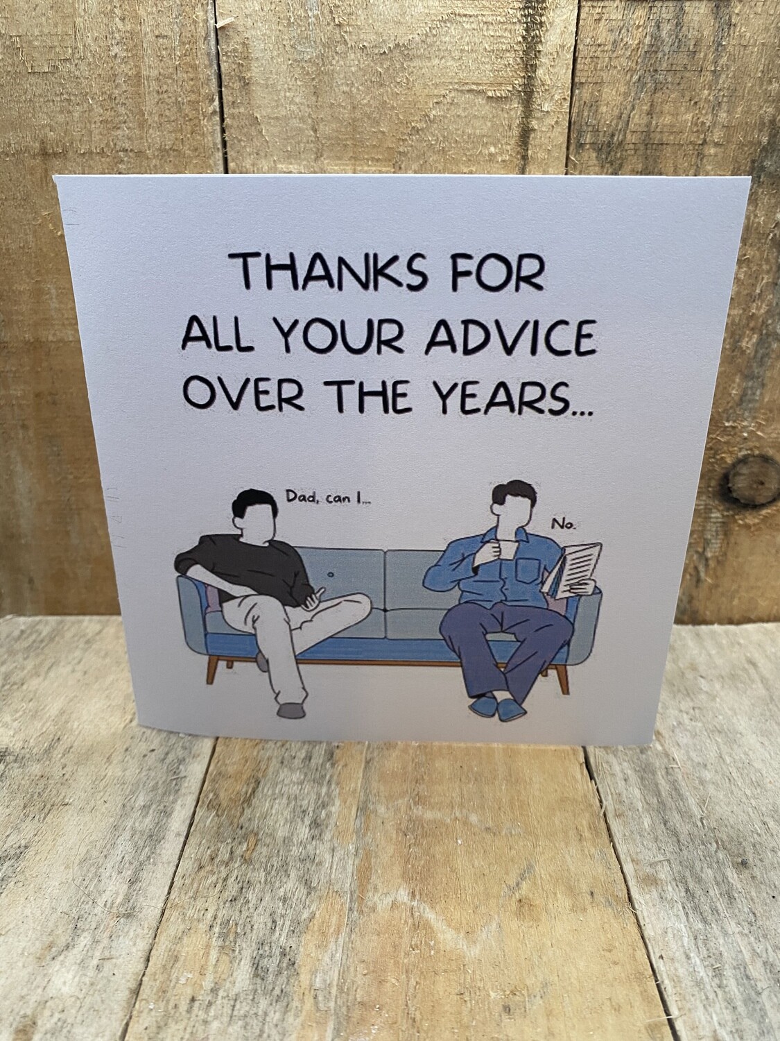 Advice Father’s Day card