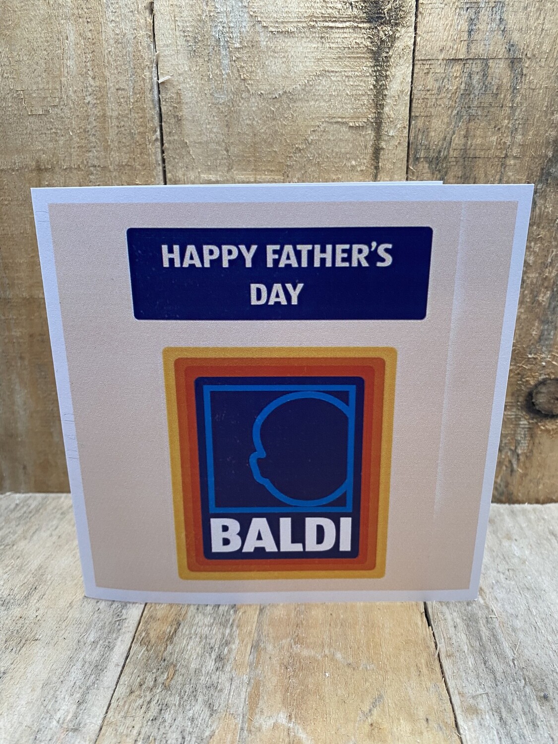 B’aldi Father’s Day card