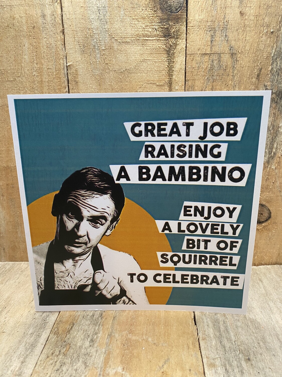 Bambino Father’s Day card