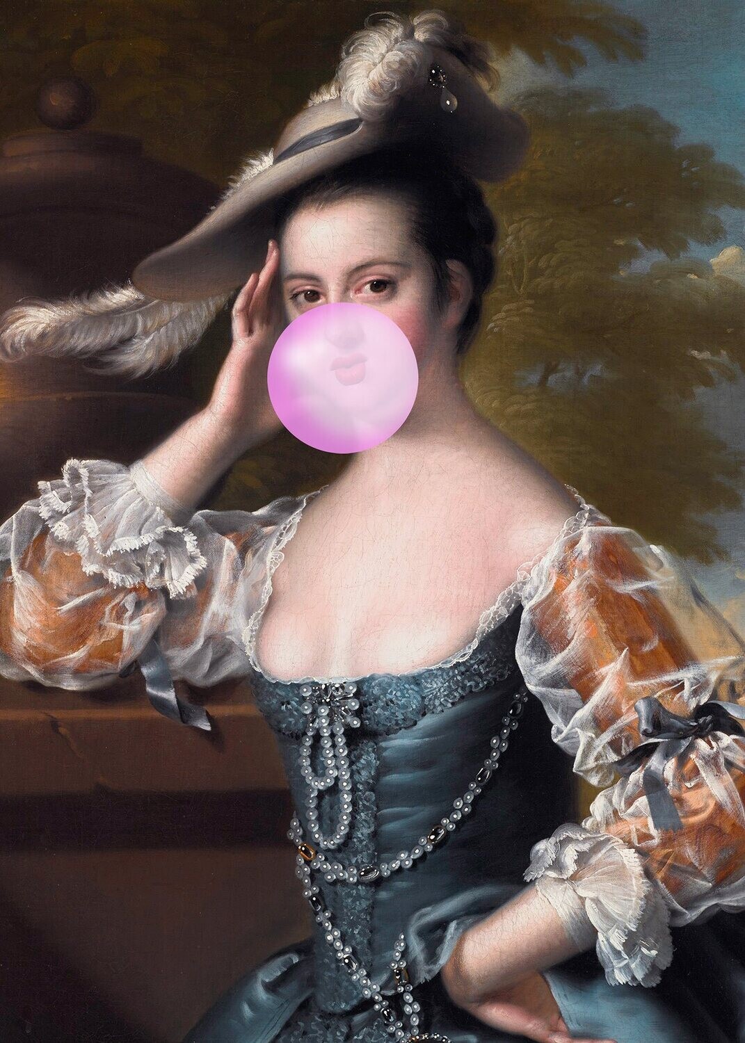 BUBBLEGUM LADY PRINT