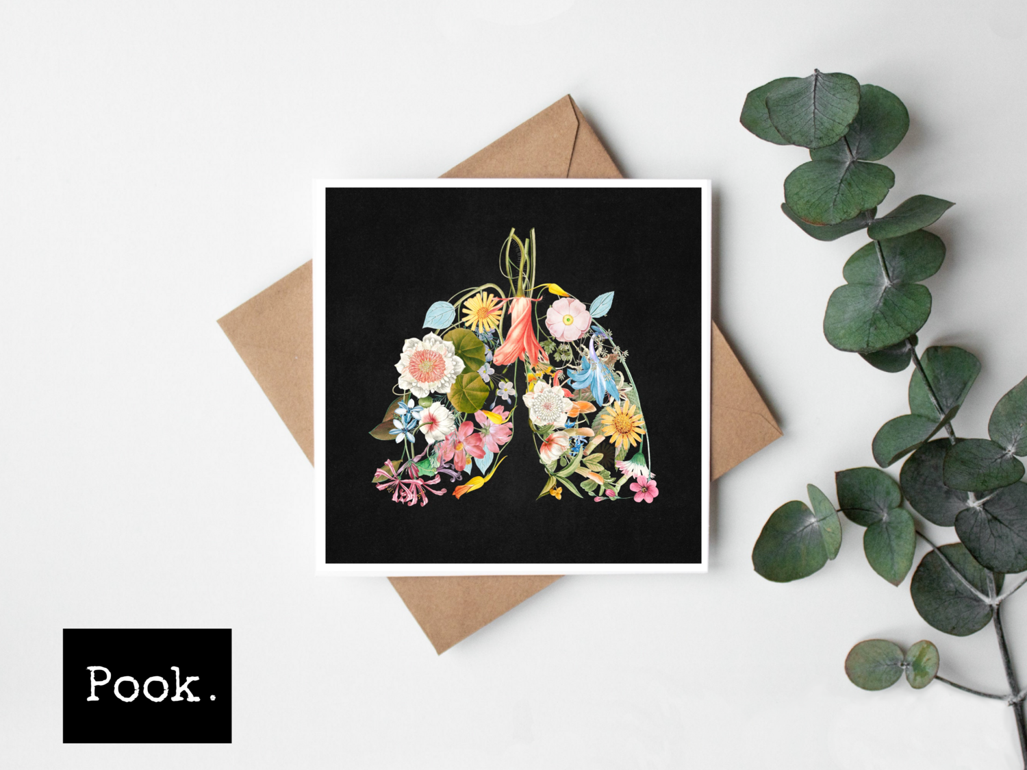 Breath botanical card