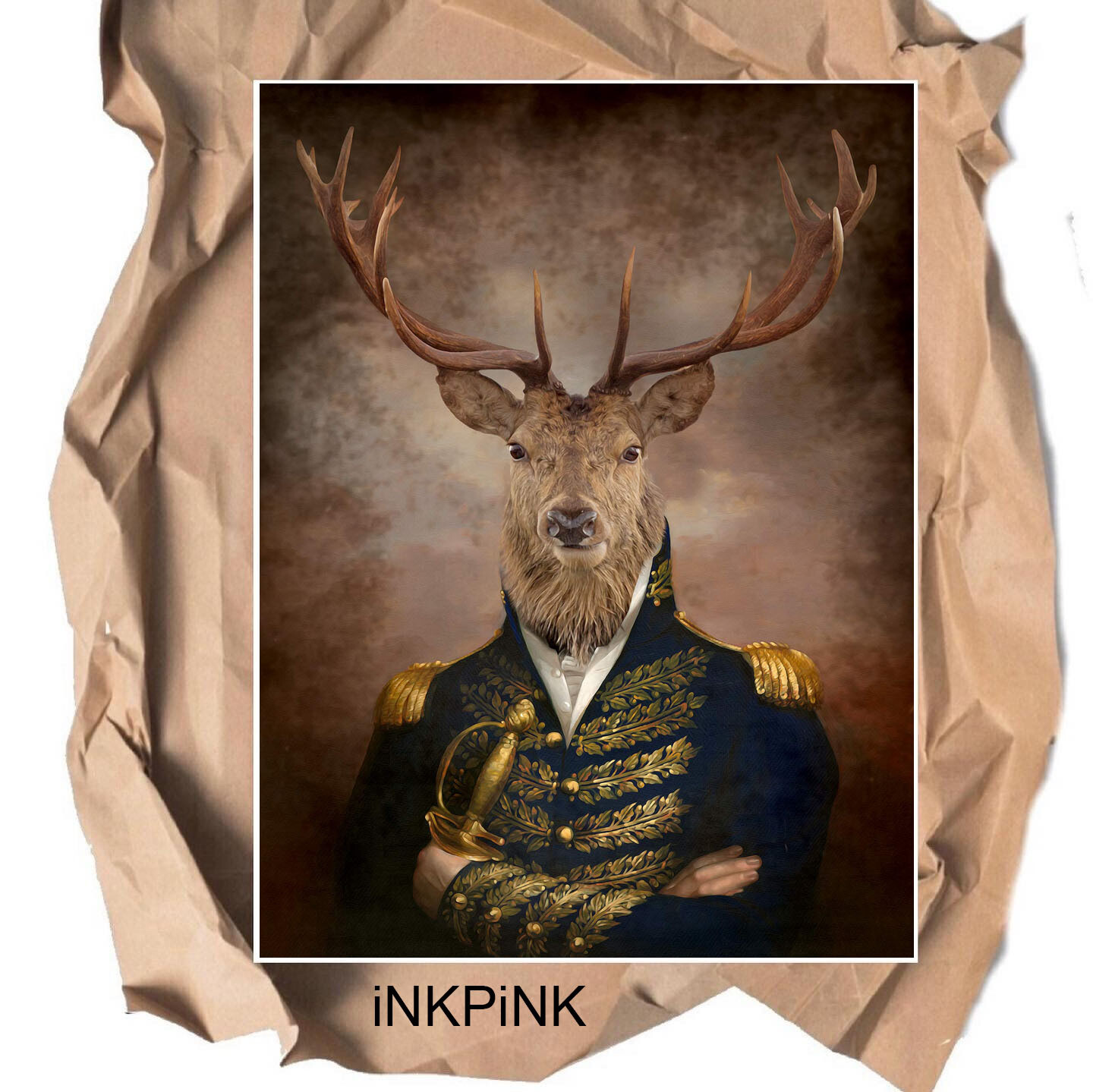 Stag portrait
