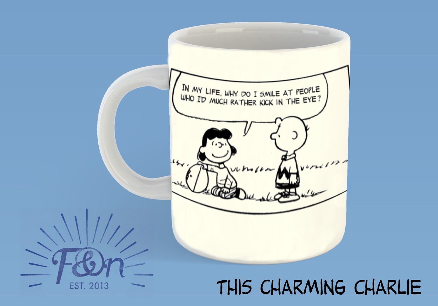 Kick in the eye mug