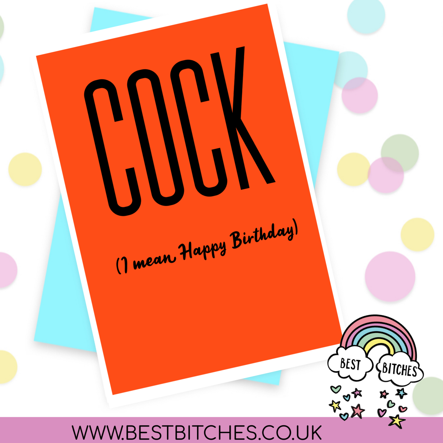 Cock birthday card