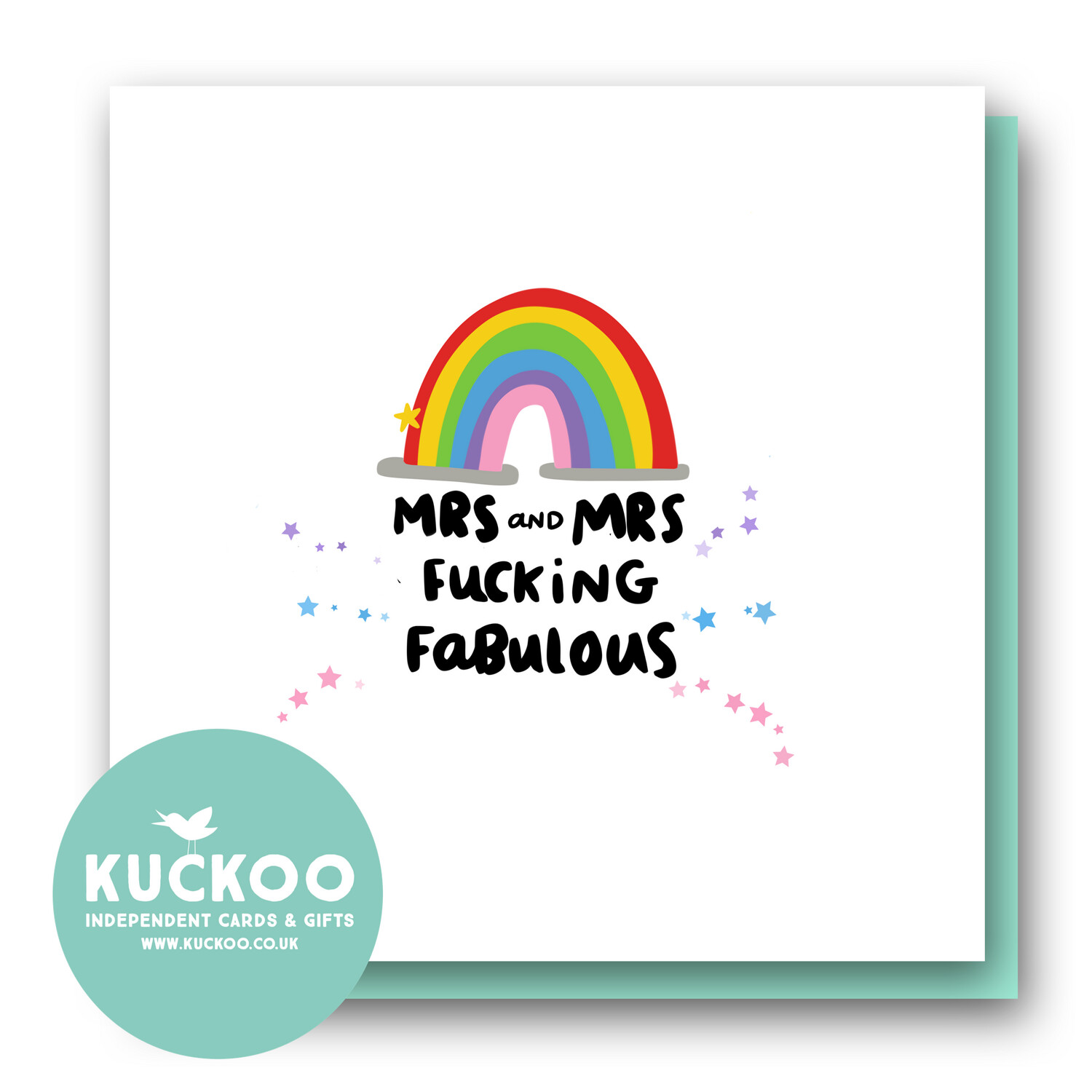 Mrs &amp; Mrs wedding card