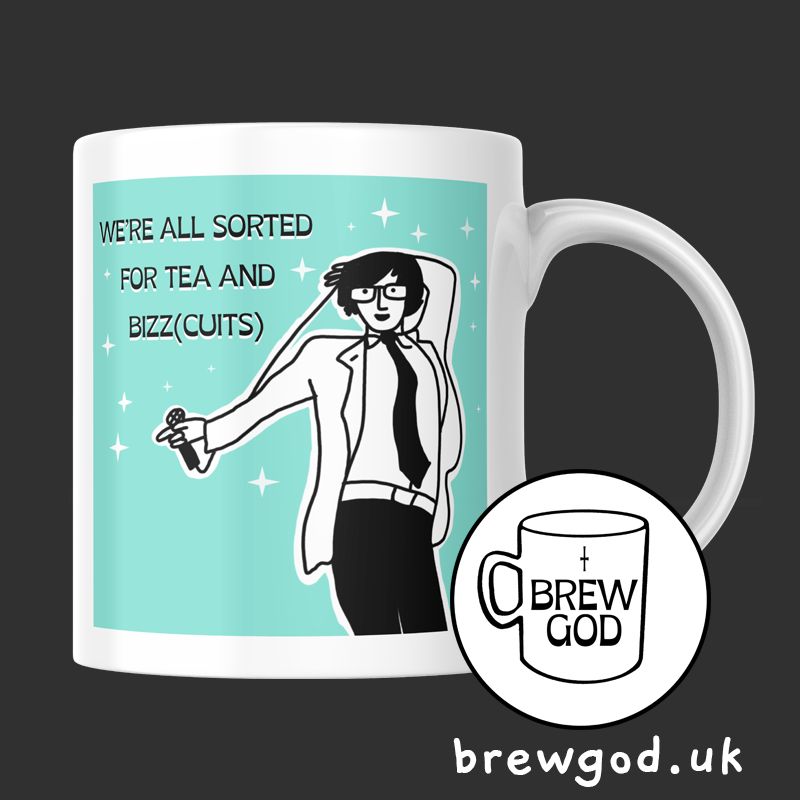 Jarvis - sorted for Tea and Bizz (cuits) Mug