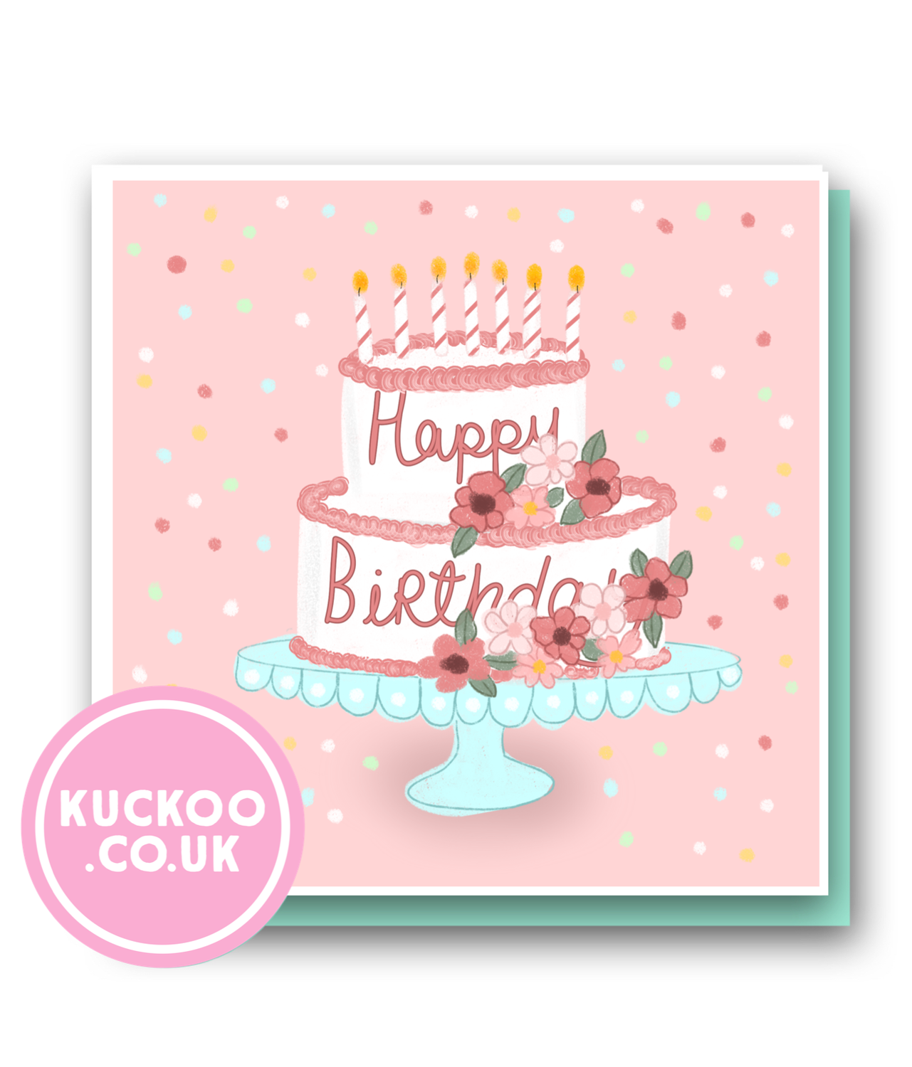 Happy birthday Cake card