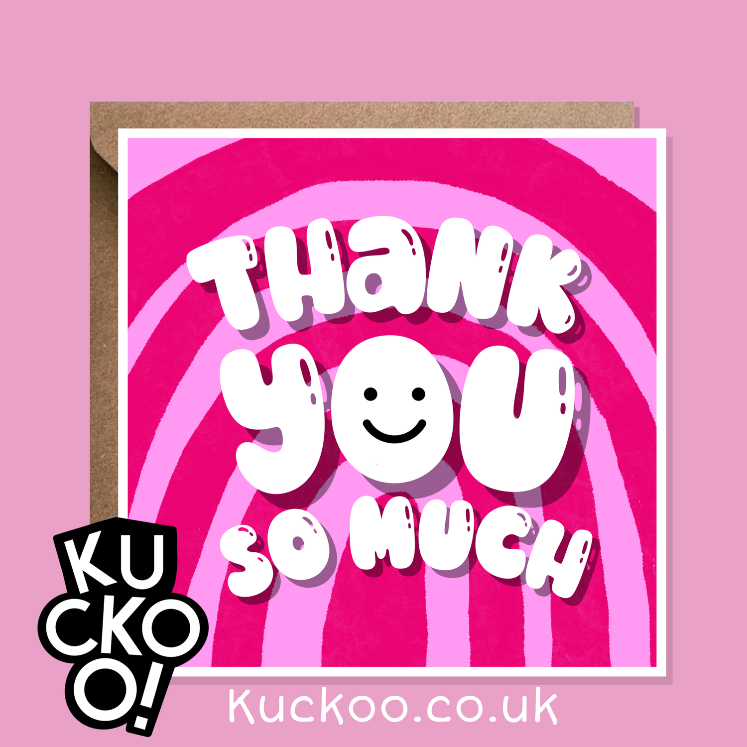 Thank you pink rainbow