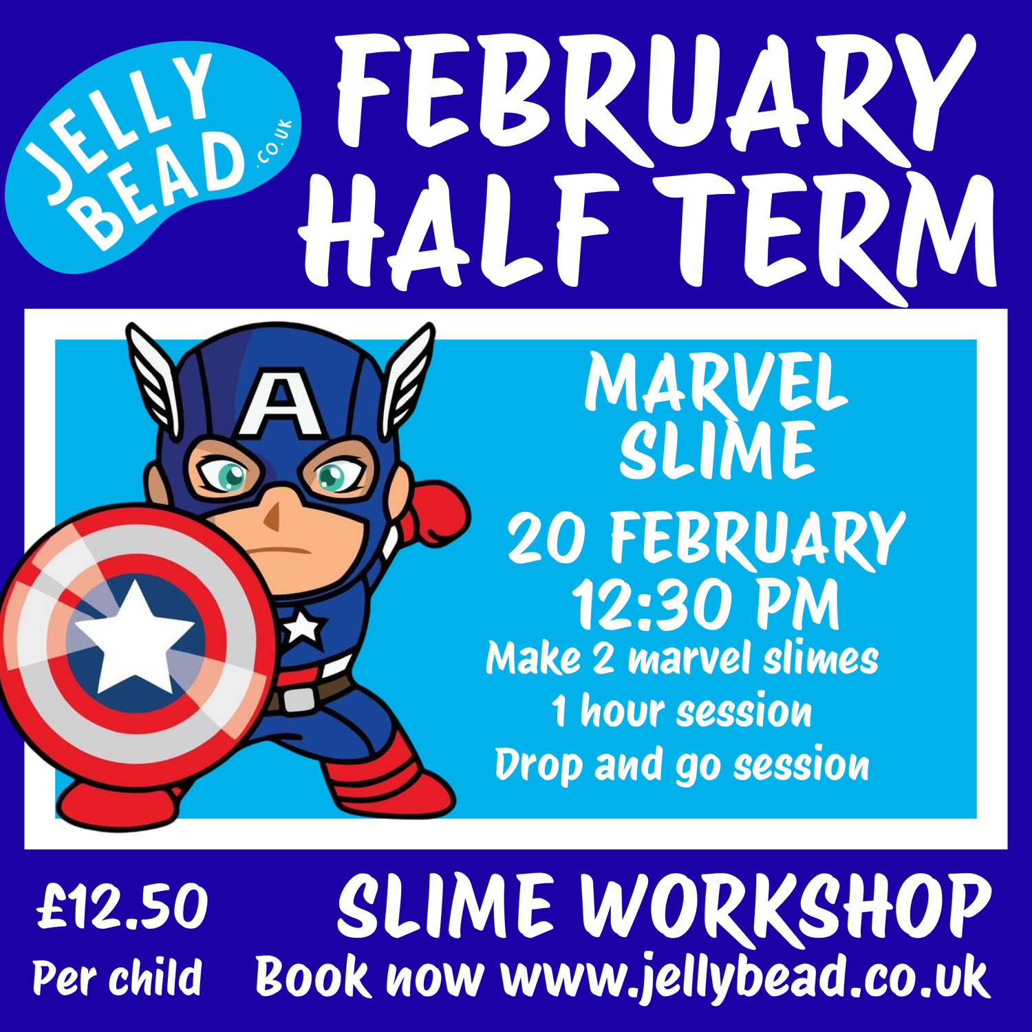 Marvel slime  Thursday 20th February 12:30pm