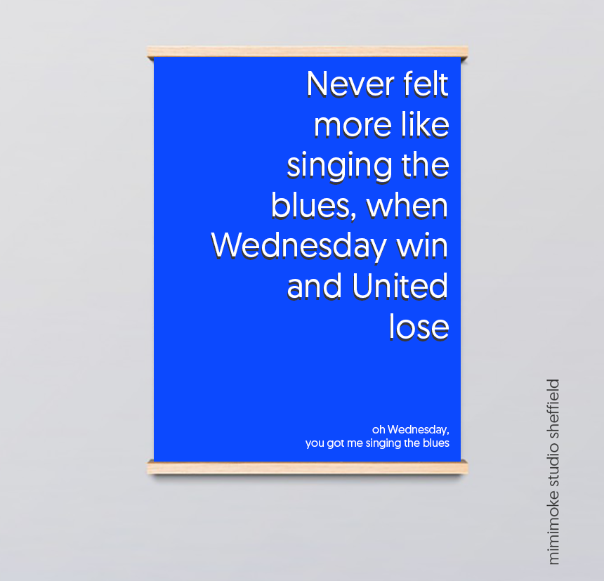 Sheffield Wednesday  A4 print only