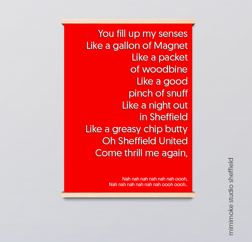 Sheffield united  A4 print only