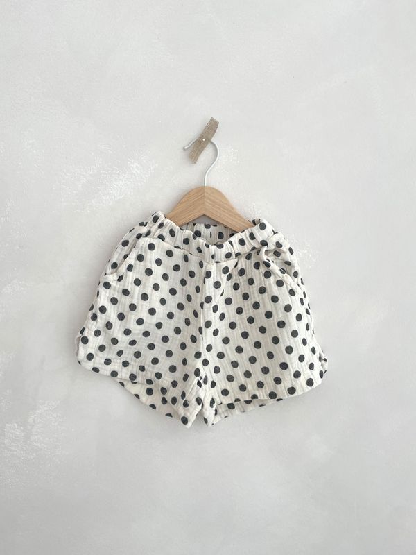 CALÇÕES BERMUDA COM BOLINHAS