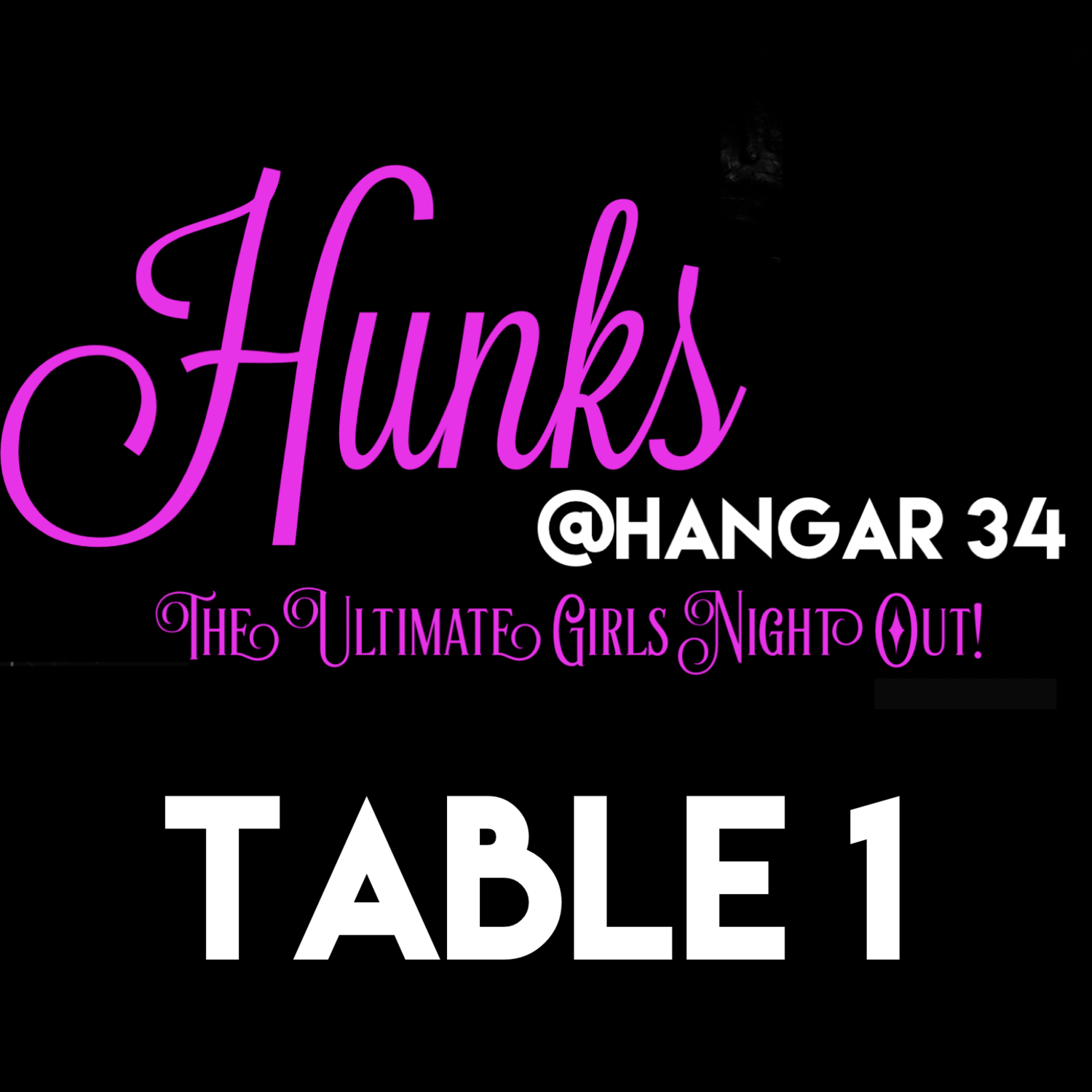 (MM27) Hunks @Hangar 34: Table 1 - Friday 19th October