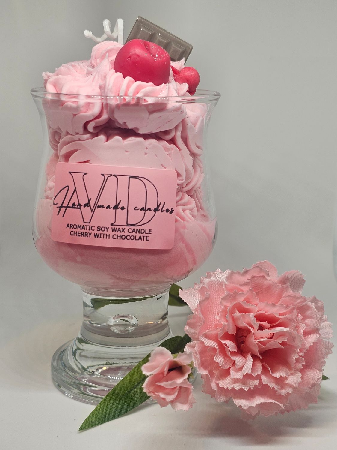Aromat candle CHERRY WITH CHOCOLATE