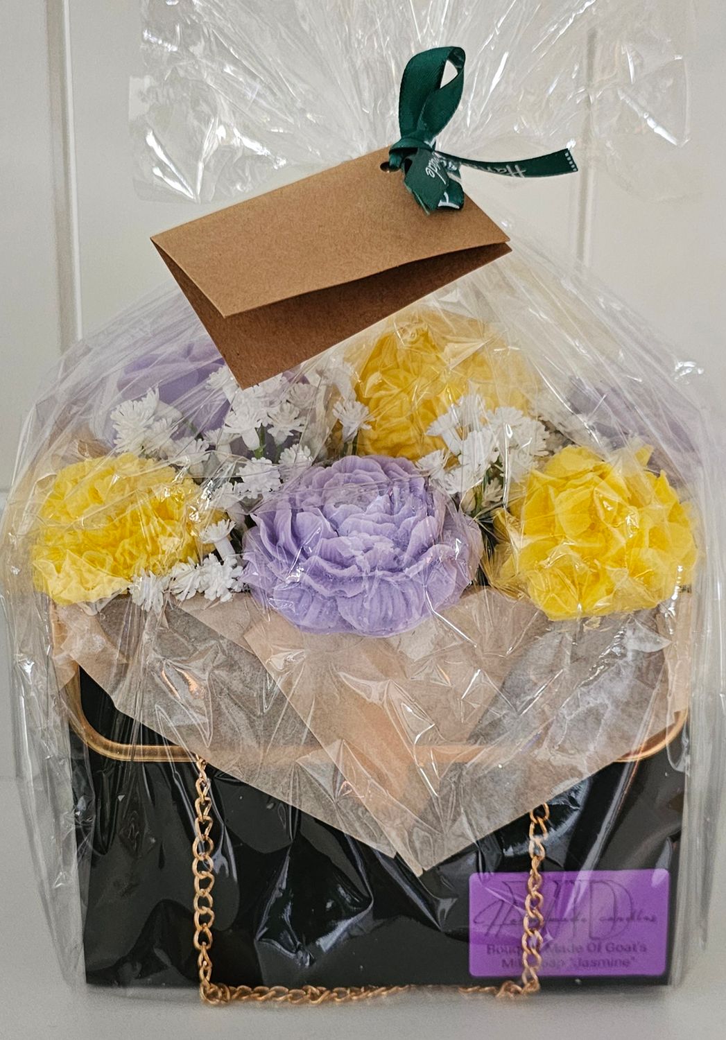Goat&#39;s milk soap bouquet &quot;Jasmine&quot;