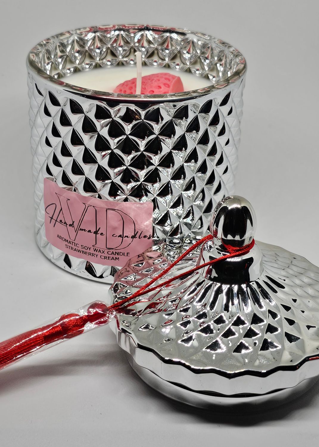 ​​Aroma candle STRAWBERRY CREAM