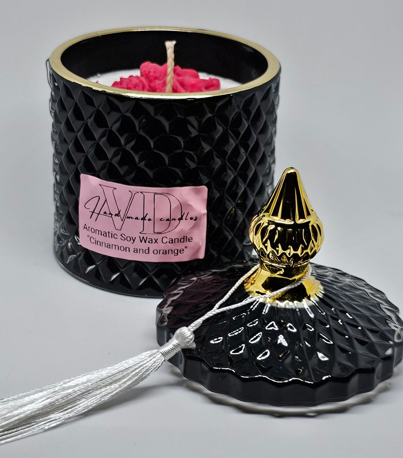 Aroma candle CINNAMON AND ORANGE