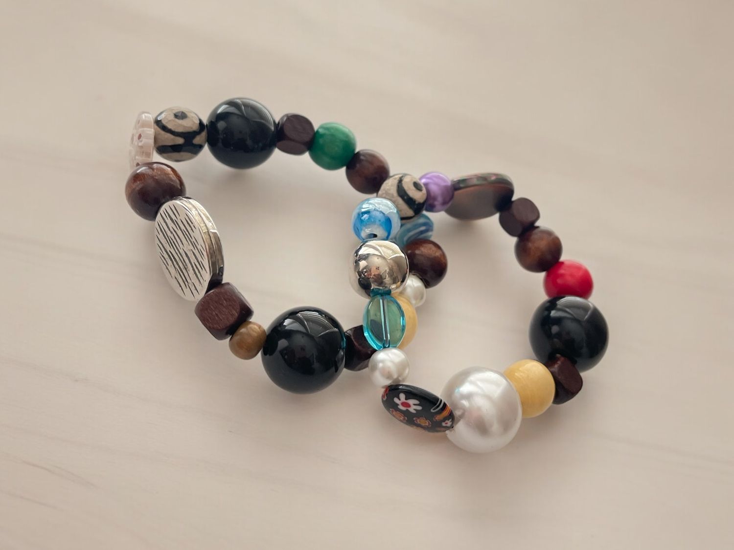 Handmade Safari Bracelet 2pc Set