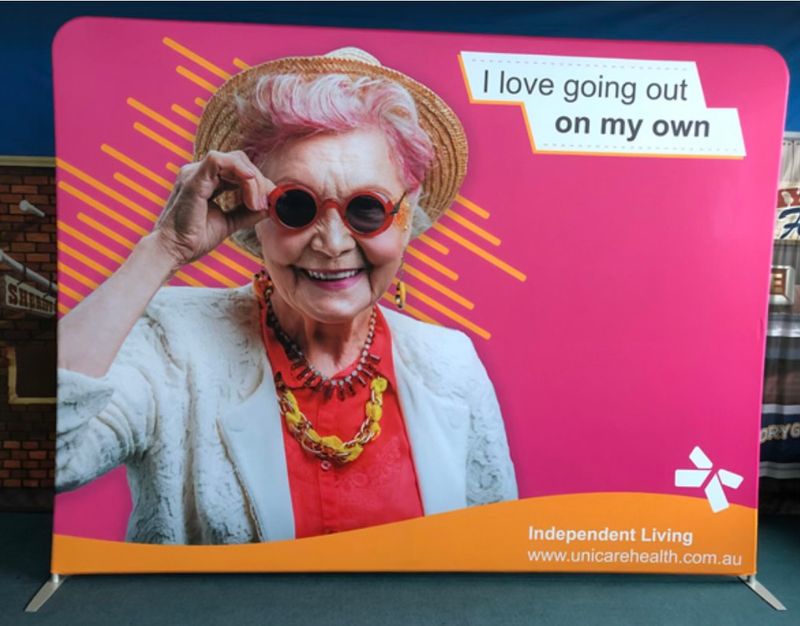 Custom Stand Up Banner Display