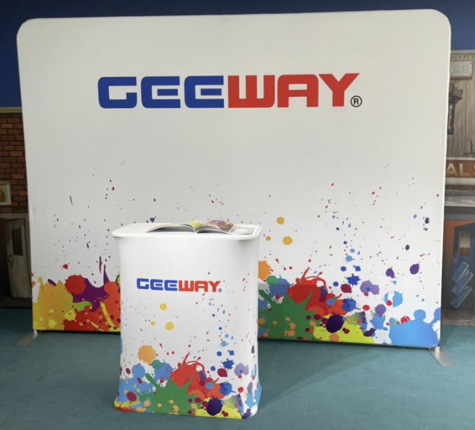 Custom Stand Up Banner Display