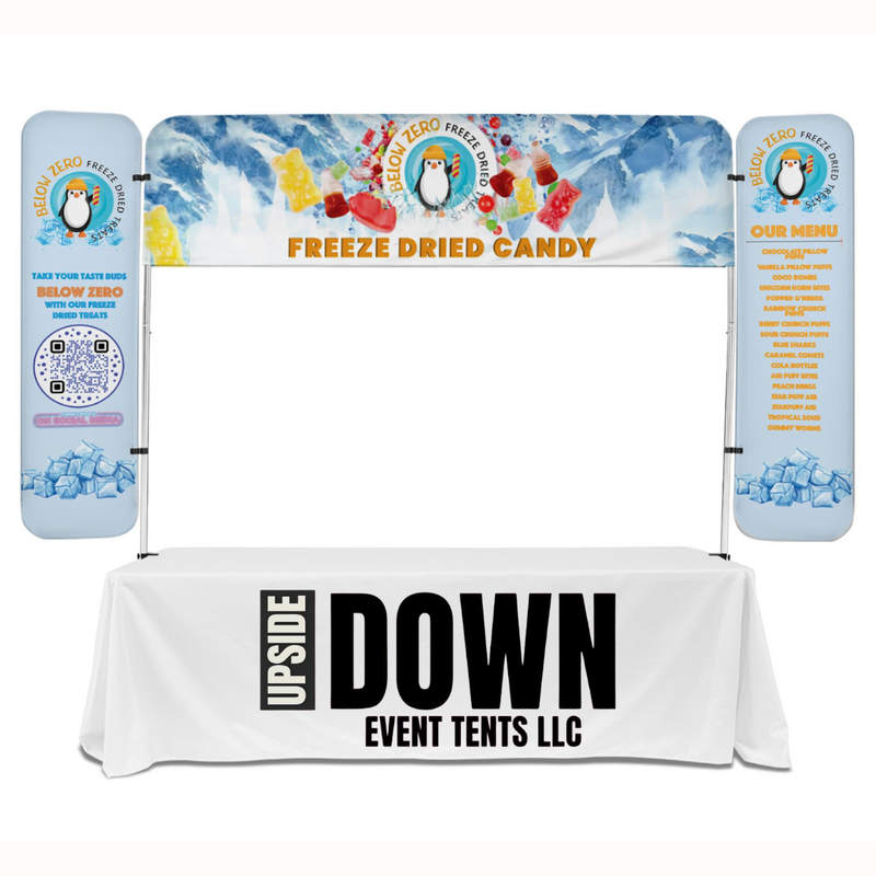 8 Foot Custom Table Banners