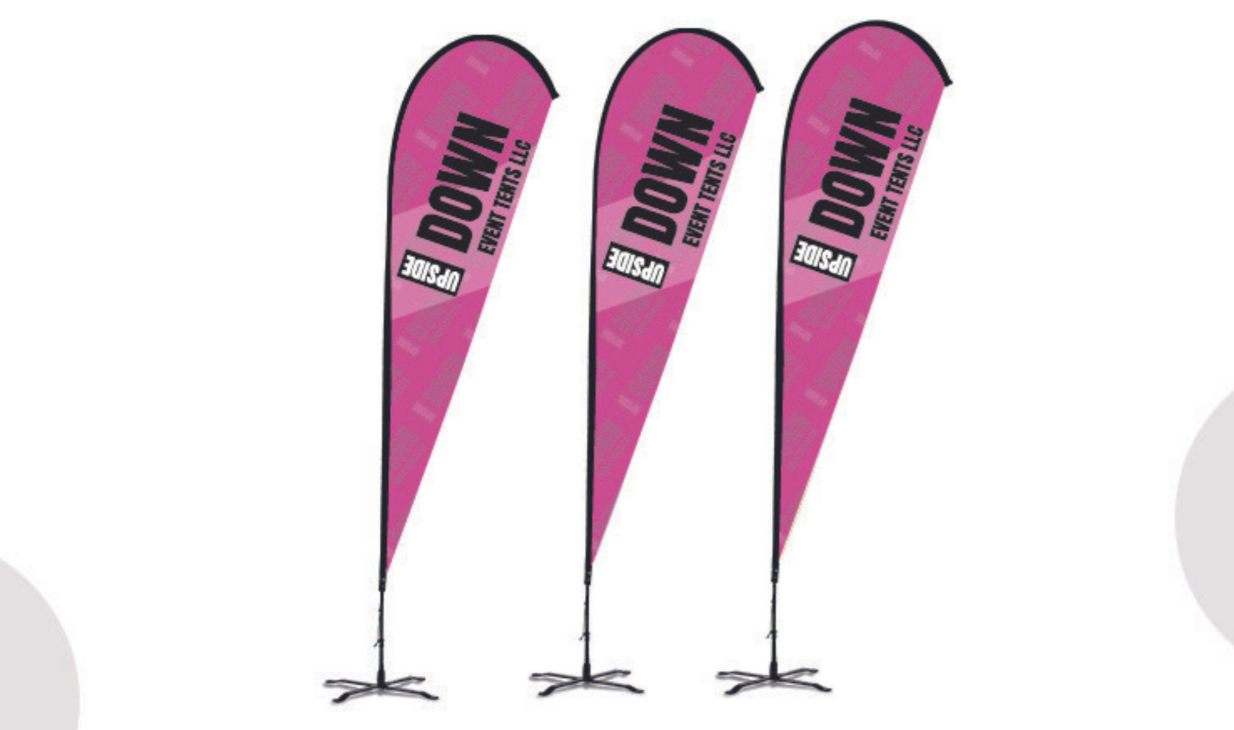 Teardrop Feather Flags