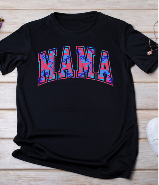 Aztec MAMA Black Tee