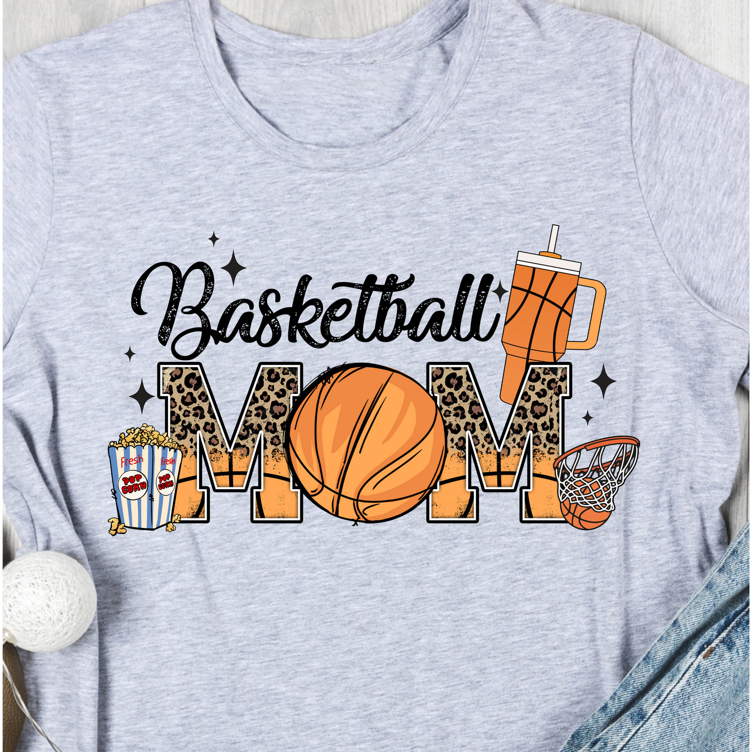 Boujee Basketball Mom Leopard