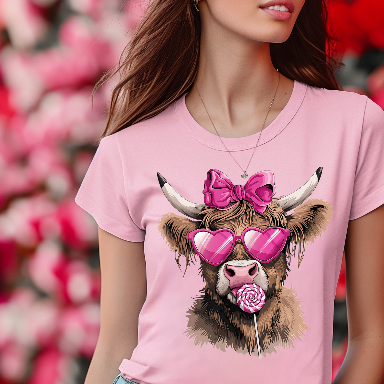 Highland Valentine's Day Cow