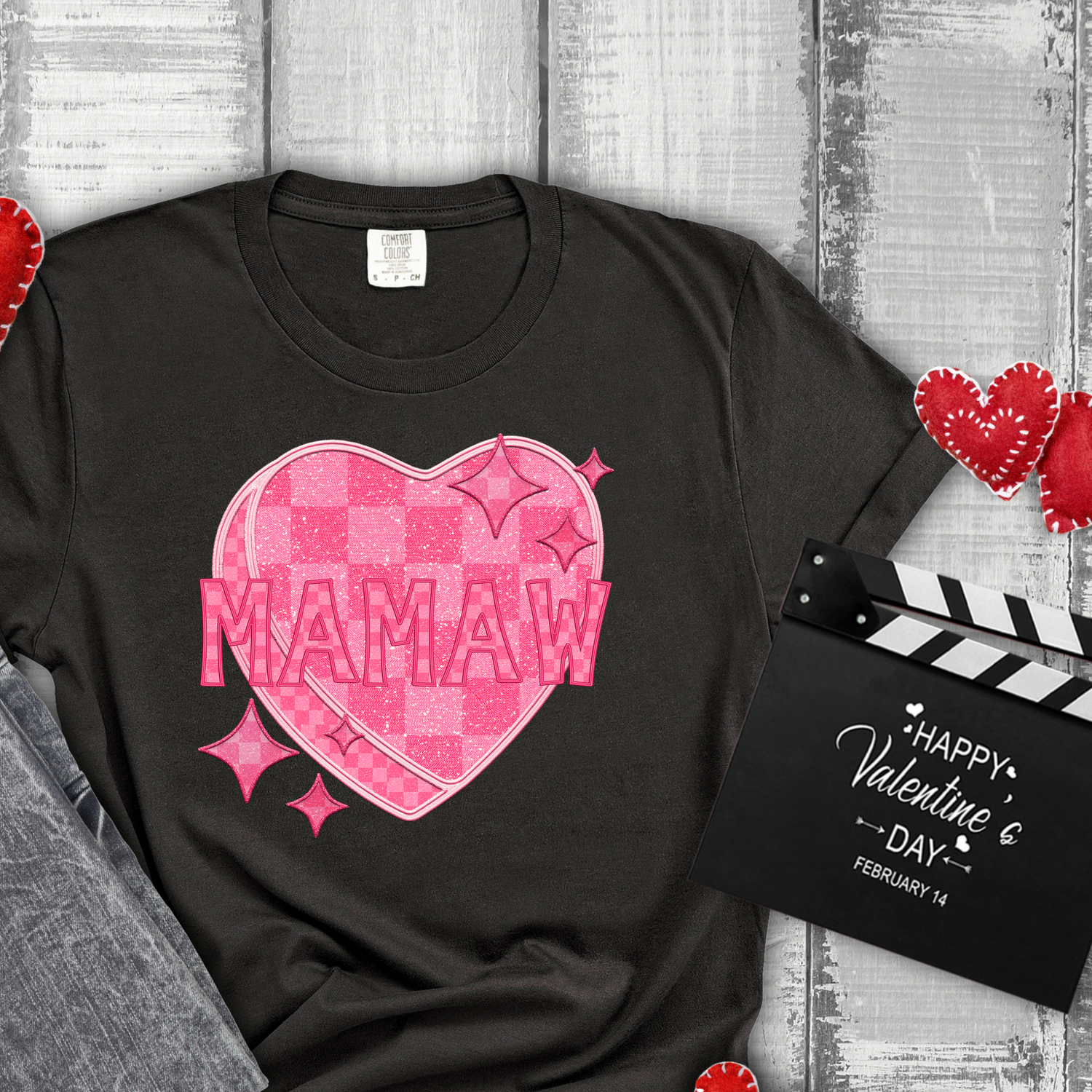 Mamaw Valentine Heart