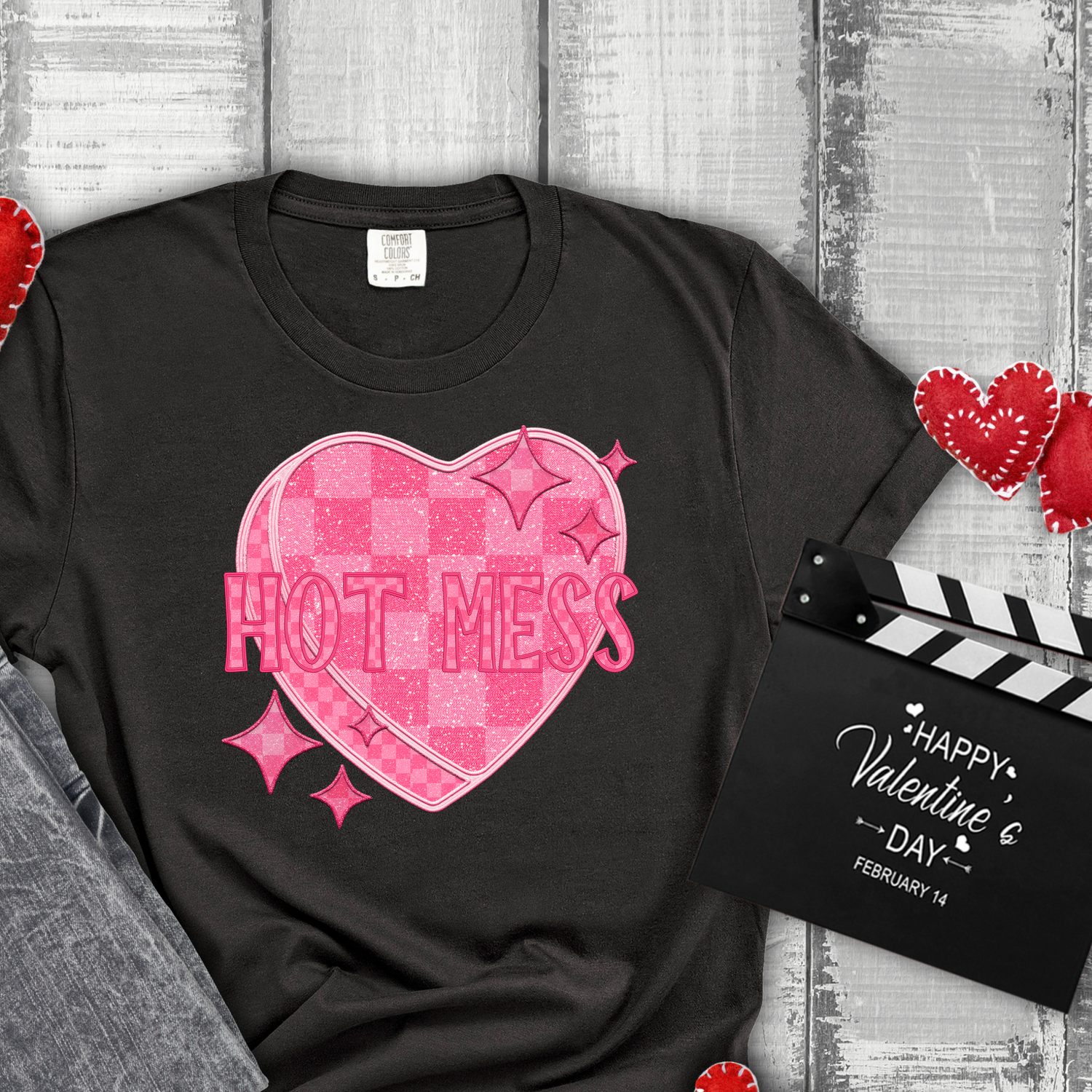 Hot Mess Valentine Heart