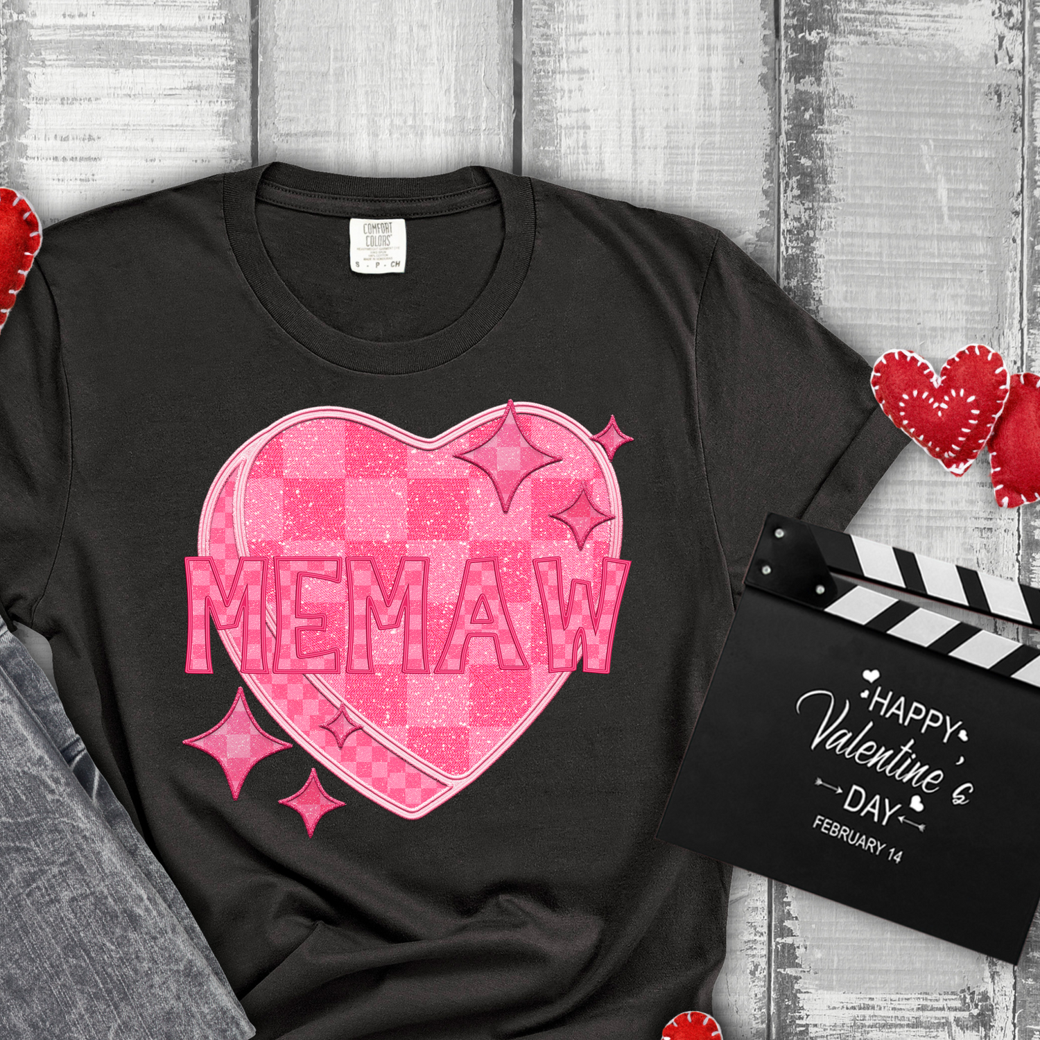 Memaw Valentine Heart