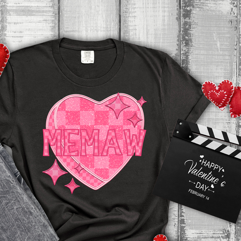 Memaw Valentine Heart