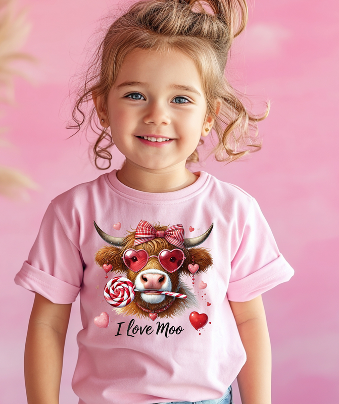 Valentine's I Love Moo