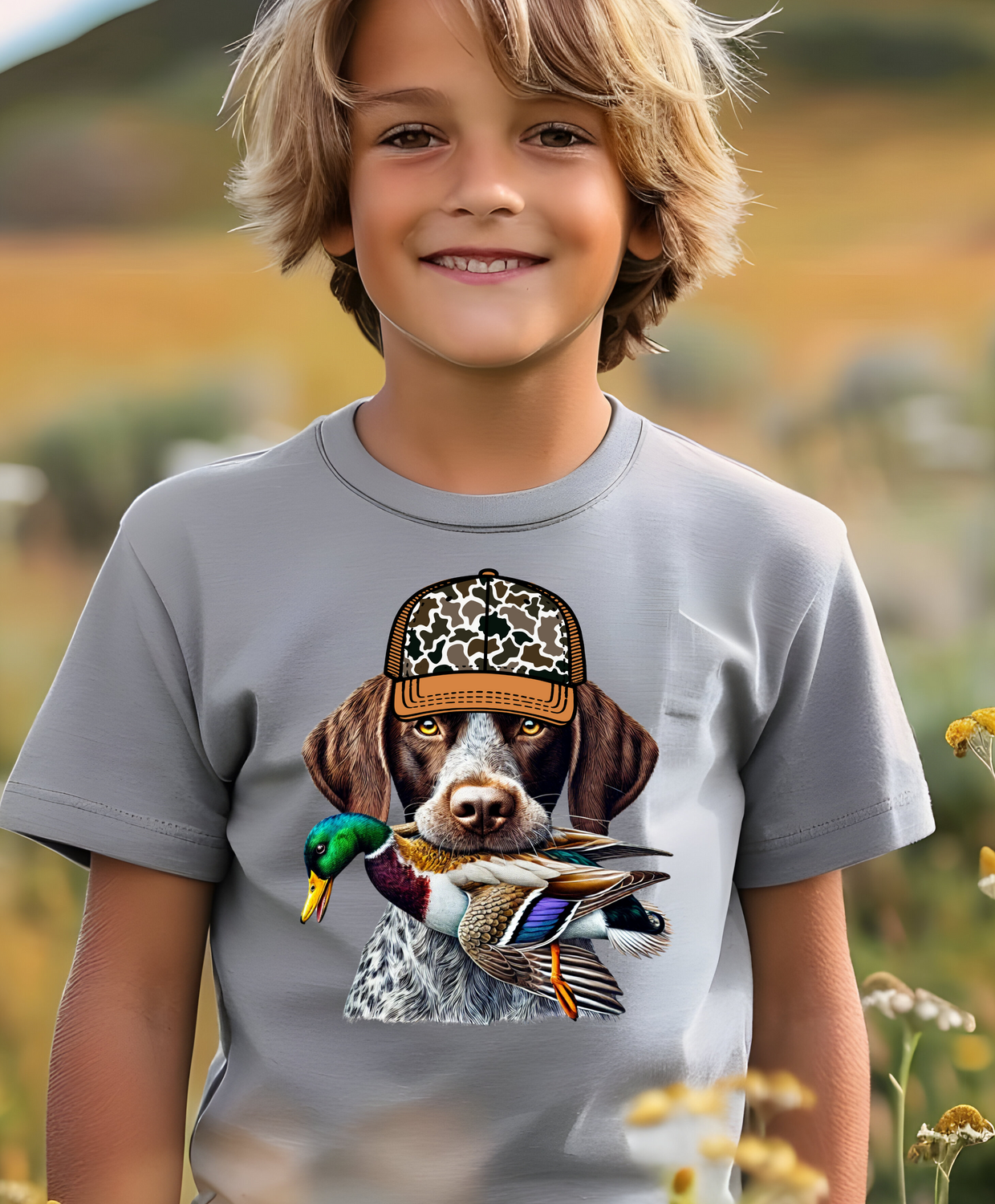 Dog Hunting Duck