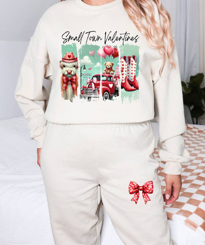 Small Town Valentine Jogging Suit