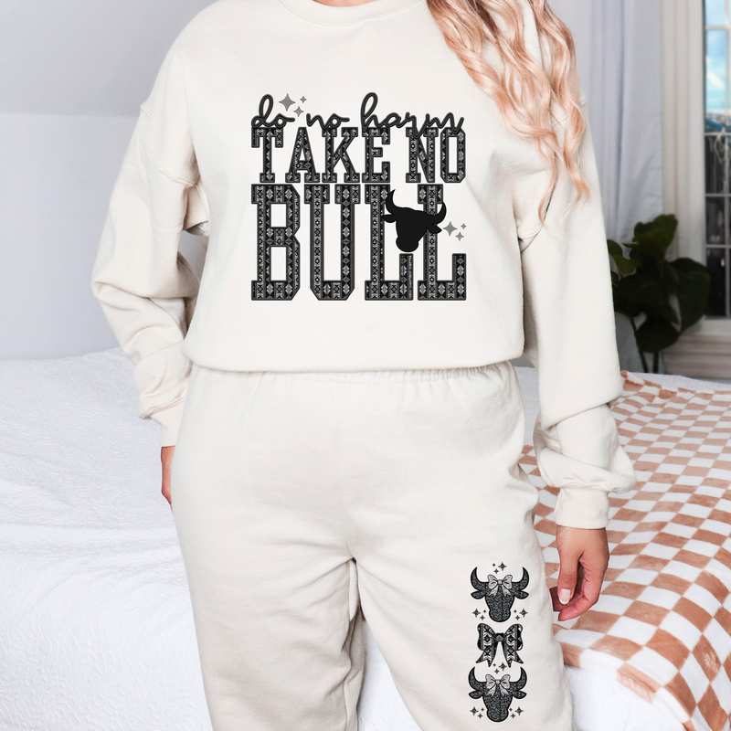 Do No Harm Take No Bull Aztec Jogging Suit