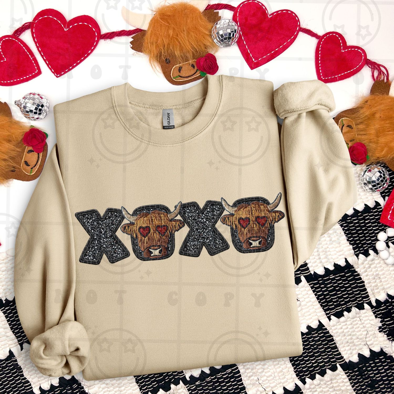 XOXO Highland Cow