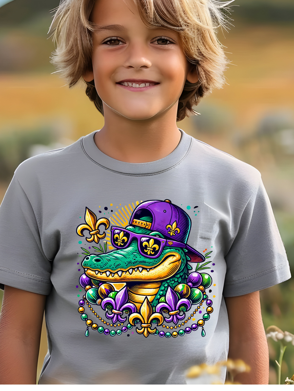 Mardi Gras Thugging Gator